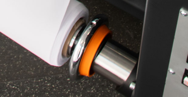 Motorized material advance