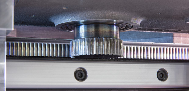 Kongsberg C: Rack-and-pinion system